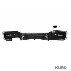BMW F20/F21 1 SERIES gloss black LCI dyfuzor - TWIN lewy