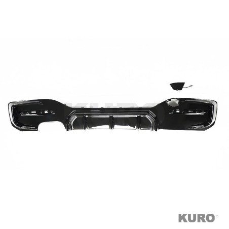 BMW F20/F21 1 SERIES gloss black LCI dyfuzor - TWIN lewy