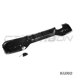 BMW F20/F21 1 SERIES gloss black LCI dyfuzor - TWIN lewy