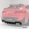 BMW F98 X4M/G02 X4 2022-2024 (LCI) carbon dyfuzor - CT DESIGN