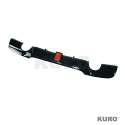 BMW 3 SERIES E90/E91 2005-2011 gloss black LED dyfuzor - DUAL EXIT