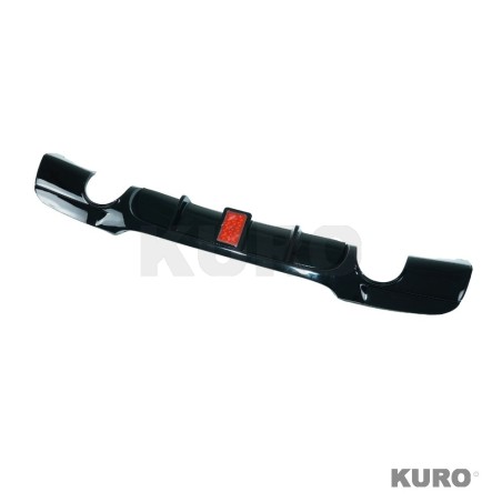 BMW 3 SERIES E90/E91 2005-2011 gloss black LED dyfuzor - DUAL EXIT