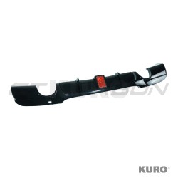 BMW 3 SERIES E90/E91 2005-2011 gloss black LED dyfuzor - DUAL EXIT