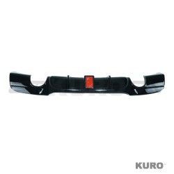 BMW 3 SERIES E90/E91 2005-2011 gloss black LED dyfuzor - DUAL EXIT