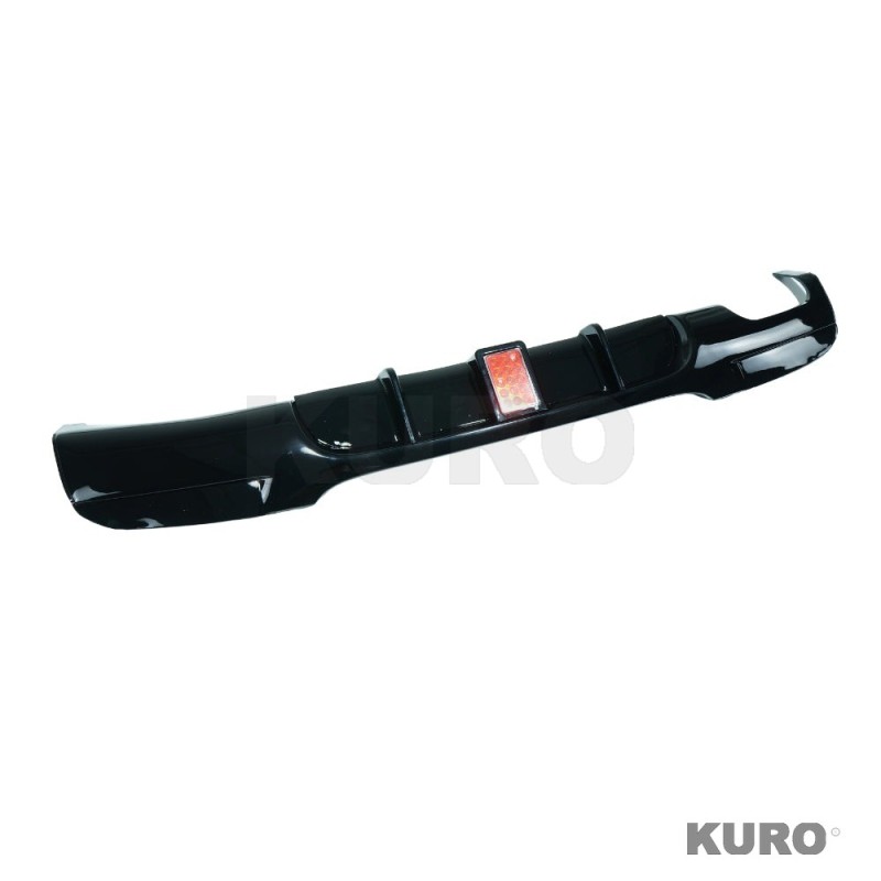 BMW 3 SERIES E90/E91 2005-2013 PRE-LCI gloss black LED dyfuzor - TWIN lewy