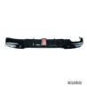 BMW 3 SERIES E90/E91 2005-2013 PRE-LCI gloss black LED dyfuzor - TWIN lewy