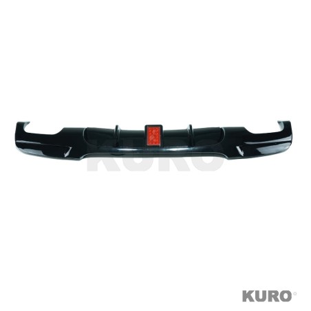 BMW 3 SERIES E90/E91 2005-2011 gloss black LED dyfuzor - QUAD TIP