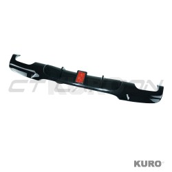 BMW 3 SERIES E90/E91 2005-2011 gloss black LED dyfuzor - QUAD TIP
