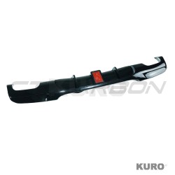 BMW 3 SERIES E90/E91 2005-2011 gloss black LED dyfuzor - QUAD TIP