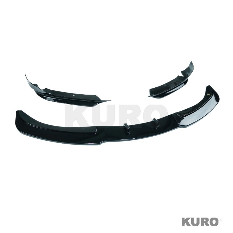 BMW 3 SERIES E90/E91 LCI SE 2009-2011 gloss black splitter - V5