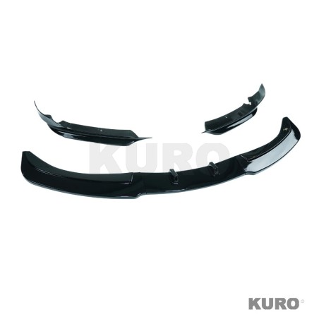 BMW 3 SERIES E90/E91 LCI SE 2009-2011 gloss black splitter - V5