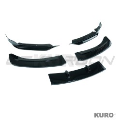BMW 3 SERIES E90/E91 LCI SE 2009-2011 gloss black splitter - V5