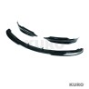 BMW 3 SERIES E90/E91 SE 2005-2009 gloss black splitter - V2