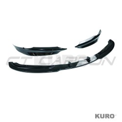 BMW 3 SERIES E90/E91 SE 2005-2009 gloss black splitter - V2
