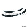 BMW 3 SERIES E90/E91 SE 2005-2009 gloss black splitter - V2