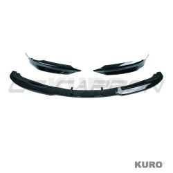 BMW 3 SERIES E90/E91 SE 2005-2009 gloss black splitter - V2