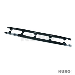 BMW E90/E91 3 SERIES 2005-2013 gloss black progi boczne - V1