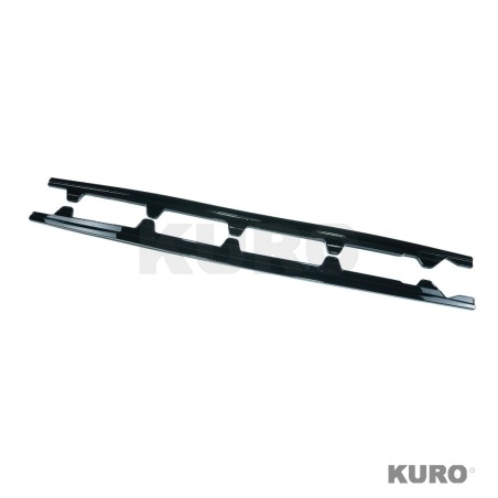 BMW E90/E91 3 SERIES 2005-2013 gloss black progi boczne - V1