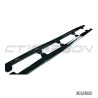 BMW E90/E91 3 SERIES 2005-2013 gloss black progi boczne - V1