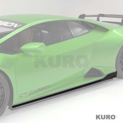 LAMBORGHINI HURACAN EVO 2019-2023 carbon progi boczne - CT DESIGN
