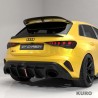 AUDI RS3 8Y 2025+ po liftingu sportback carbon dyfuzor z LED LIGHT - V2 - CT DESIGN