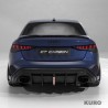 AUDI RS3 8Y 2025+ po liftingu sedan carbon dyfuzor z LED LIGHT - V2 - CT DESIGN