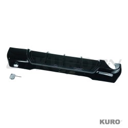 BMW F40 1 SERIES 2019-2024 gloss black dyfuzor - SINGLE EXIT - V2