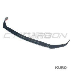 MERCEDES W206 2021+ C-CLASS gloss black 3-PIECE splitter - V1