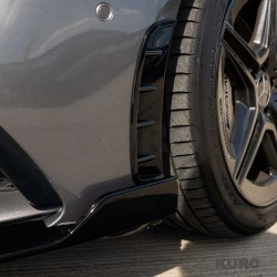 MERCEDES A-CLASS W177 2018-2022 gloss black zderzak przedni wloty