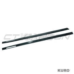BMW 4 SERIES G22/G23 gloss black FULL LENGTH progi boczne