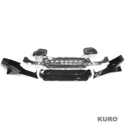 BMW G42 2 SERIES 2022+ gloss black dyfuzor z TIPS - V1