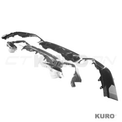 BMW G42 2 SERIES 2022+ gloss black dyfuzor z TIPS - V1