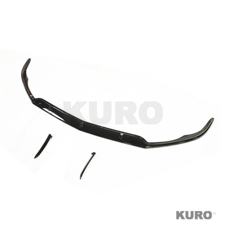 MERCEDES W205 C63 coupe 2015-2018 gloss black splitter - V1