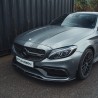 MERCEDES W205 C63 coupe 2015-2018 gloss black splitter - V1