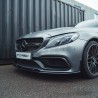 MERCEDES W205 C63 coupe 2015-2018 gloss black splitter - V1