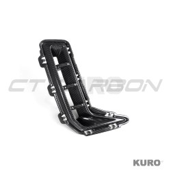 BMW G05 X5 LCI 2023+ carbon zderzak przedni CORNERS