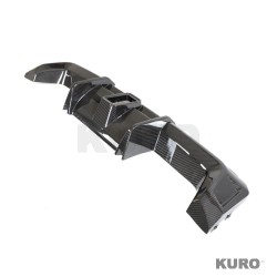 BMW M3/M4 G80/G81/G82/G83 carbon dyfuzor z LED - V3 - CT DESIGN