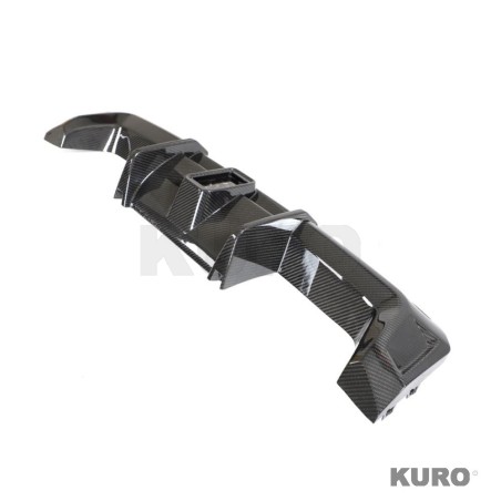 BMW M3/M4 G80/G81/G82/G83 carbon dyfuzor z LED - V3 - CT DESIGN