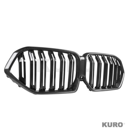 BMW X6 G06 & X6M F96 2019-2022 DOUBLE SLAT pre-preg carbon grill