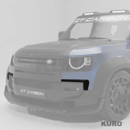 DEFENDER 90/110/130 2020+ carbon zderzak przedni listwa - CT DESIGN