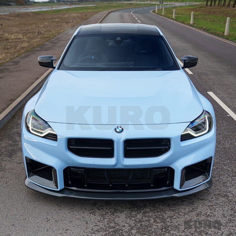 BMW G87 M2 2023+ carbon splitter - V5 - CT DESIGN
