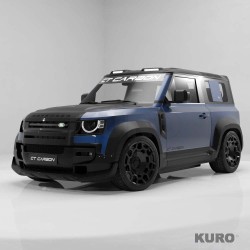 DEFENDER 90 L663 2020+ FULL carbon WIDE nakładka nadkola zestaw - V2 - CT DESIGN