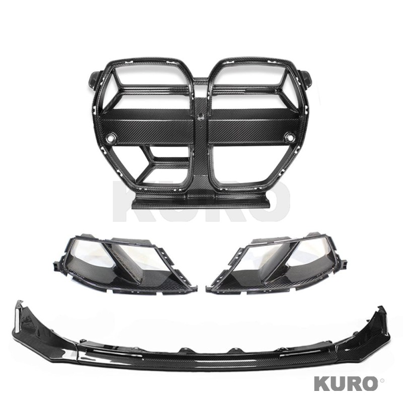 BMW M3/M4 G80/G81/G82/G83 carbon przód END zestaw - V5 z ACC
