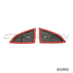 PORSCHE 718 2016+ CAYMAN carbon tył WINDOW osłona