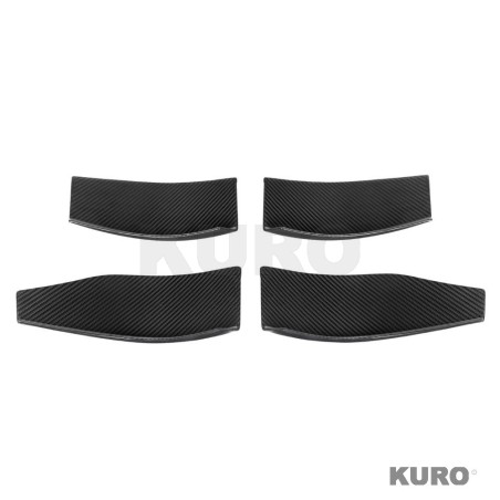 BMW M3/M4 G80/G81/G82/G83 2021+ carbon zderzak przedni lotki - V3