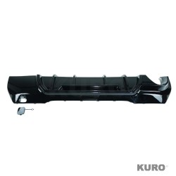 BMW F40 1 SERIES 2019-2024 gloss black dyfuzor - SINGLE EXIT - V1