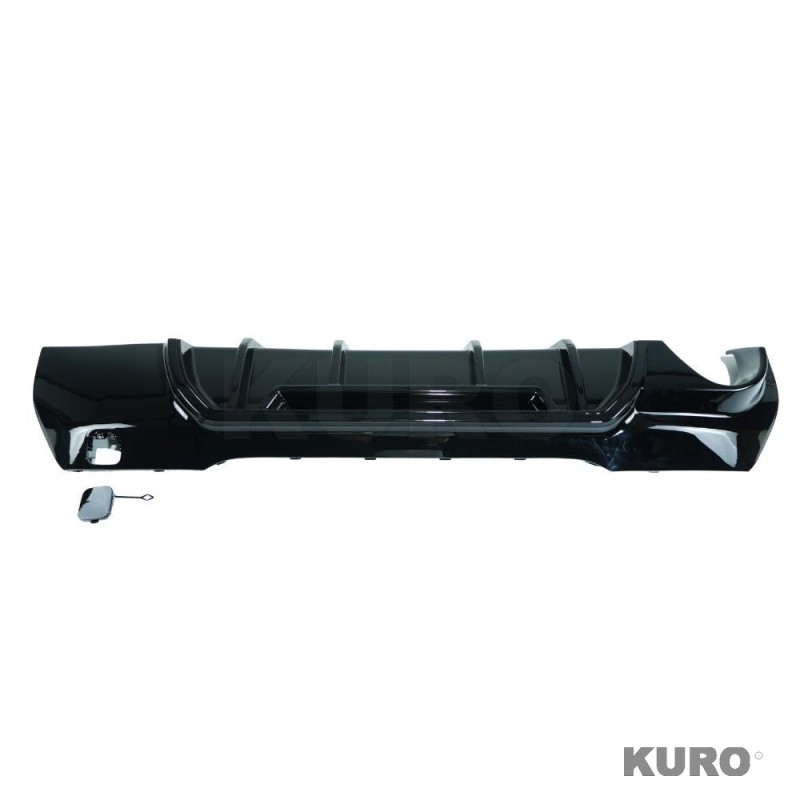 BMW F40 1 SERIES 2019-2024 gloss black dyfuzor - SINGLE EXIT - V1