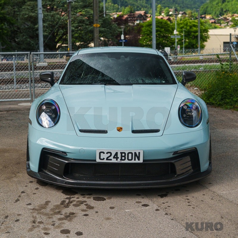 PORSCHE 911 992.1 GT3 & GT3 kombi 2022-2024 carbon przód dolot PANEL - CT DESIGN