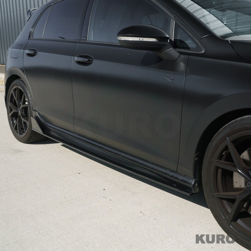 VW GOLF MK8/MK8.5 R/CS carbon progi boczne - CT DESIGN