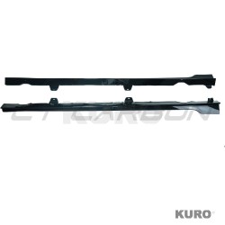 VOLKSWAGEN GOLF GTI/GTD MK7/7.5 2014-2020 gloss black progi boczne - TC STYLE